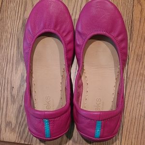 Ties ballet flats